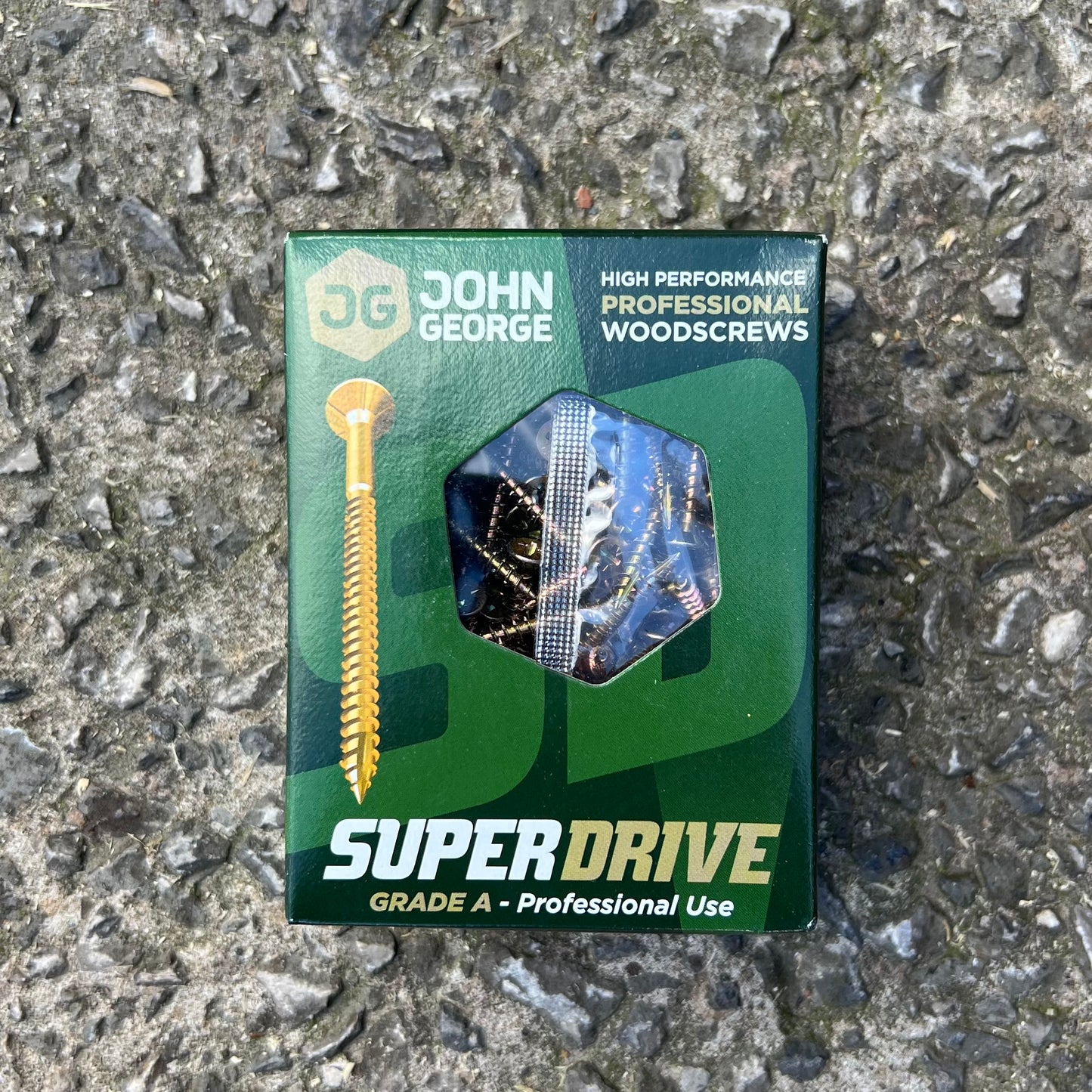 Super Drive Zinc & Yellow Passivated Nails 4.0 x 40mm