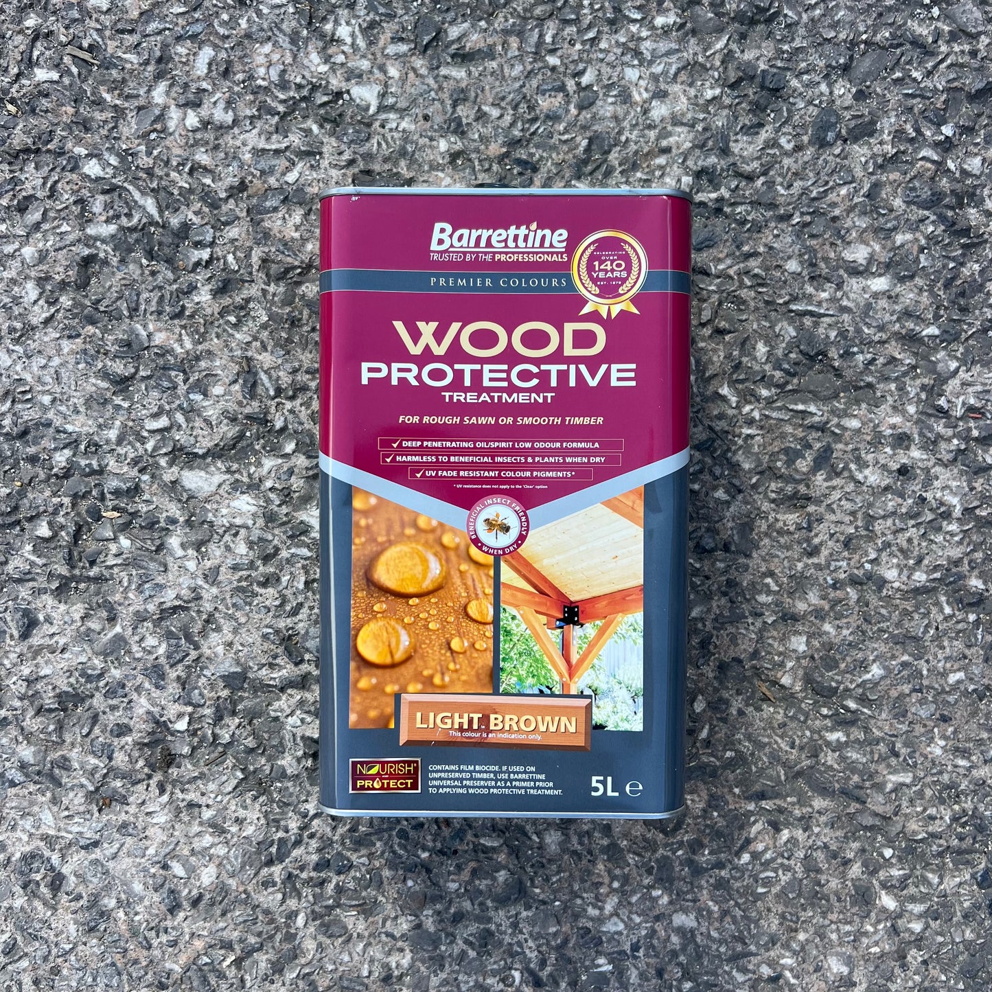 Barrettine Wood Protective Treatment Light Brown