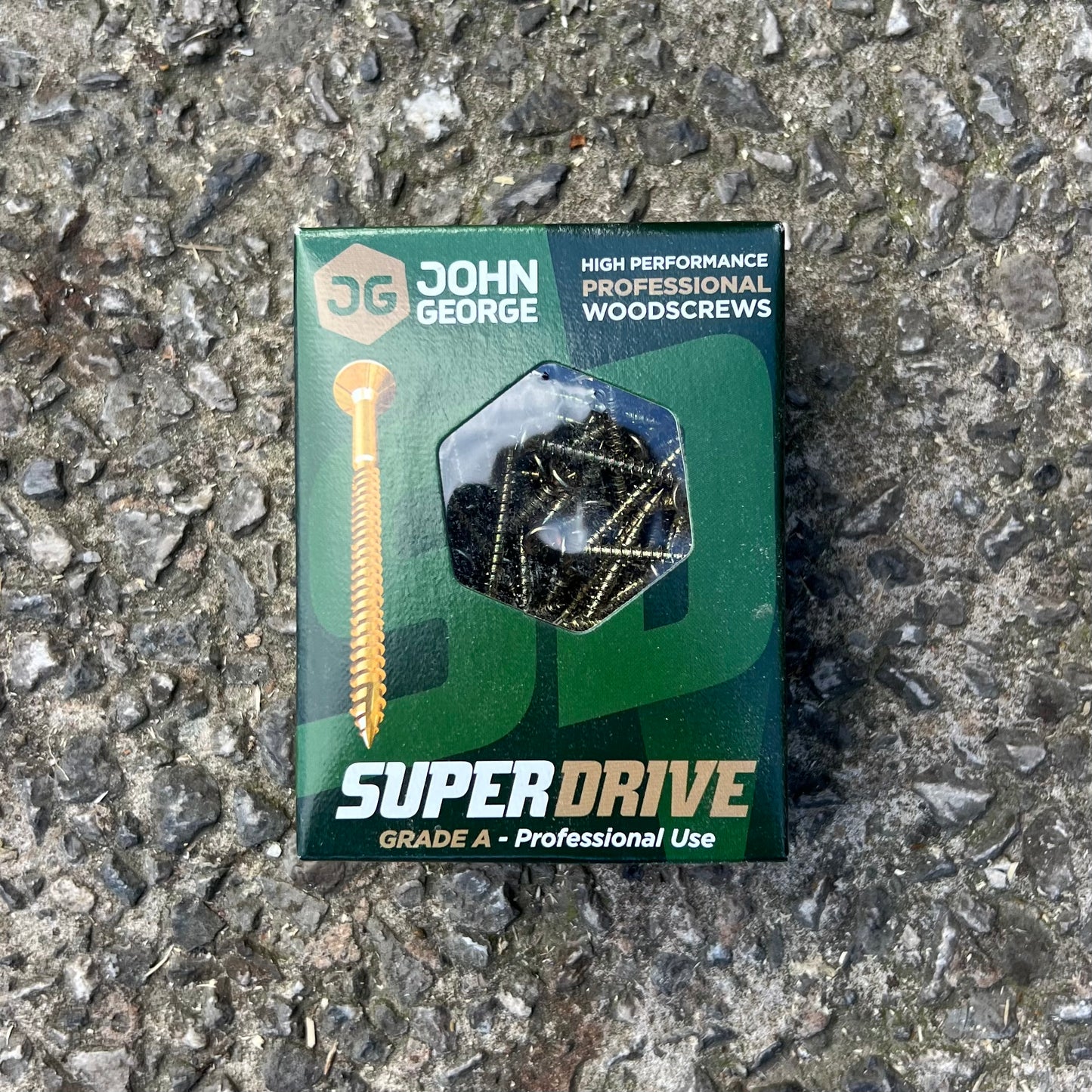 Super Drive Zinc & Yellow Passivated Nails 4.0 x 35mm