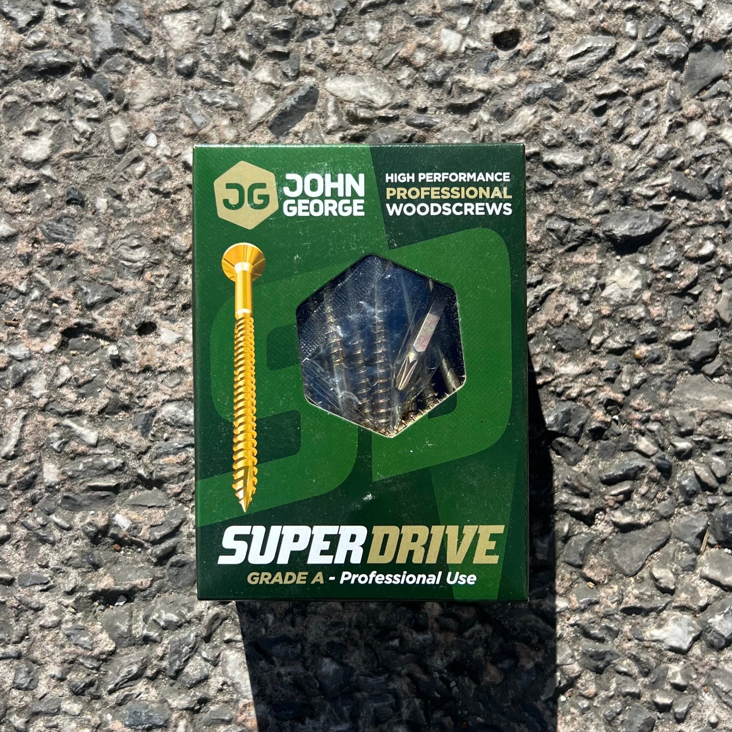 Super Drive Zinc & Yellow Passivated Nails 6.0 x 100mm