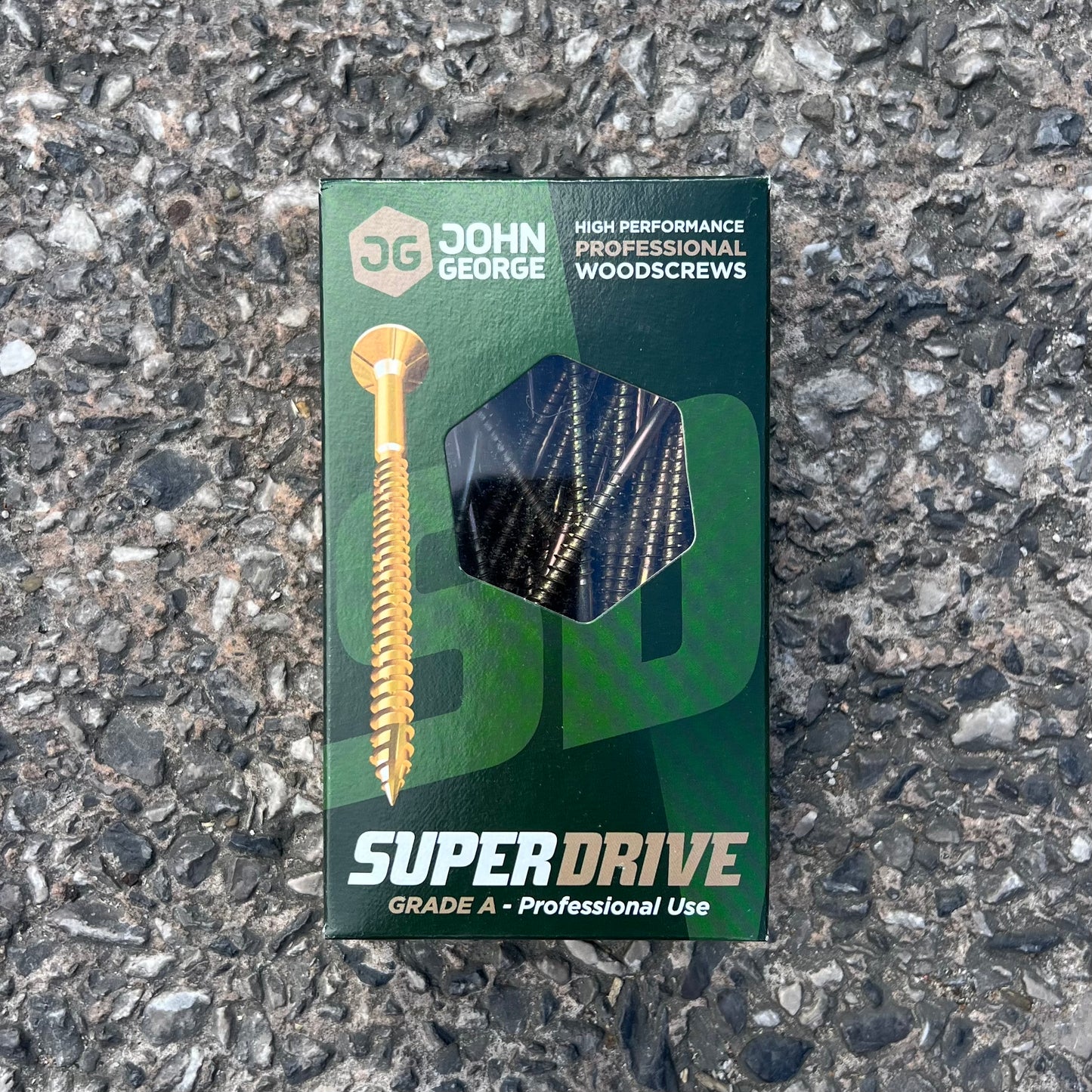 Super Drive Zinc & Yellow Passivated Nails 6.0 x 120mm