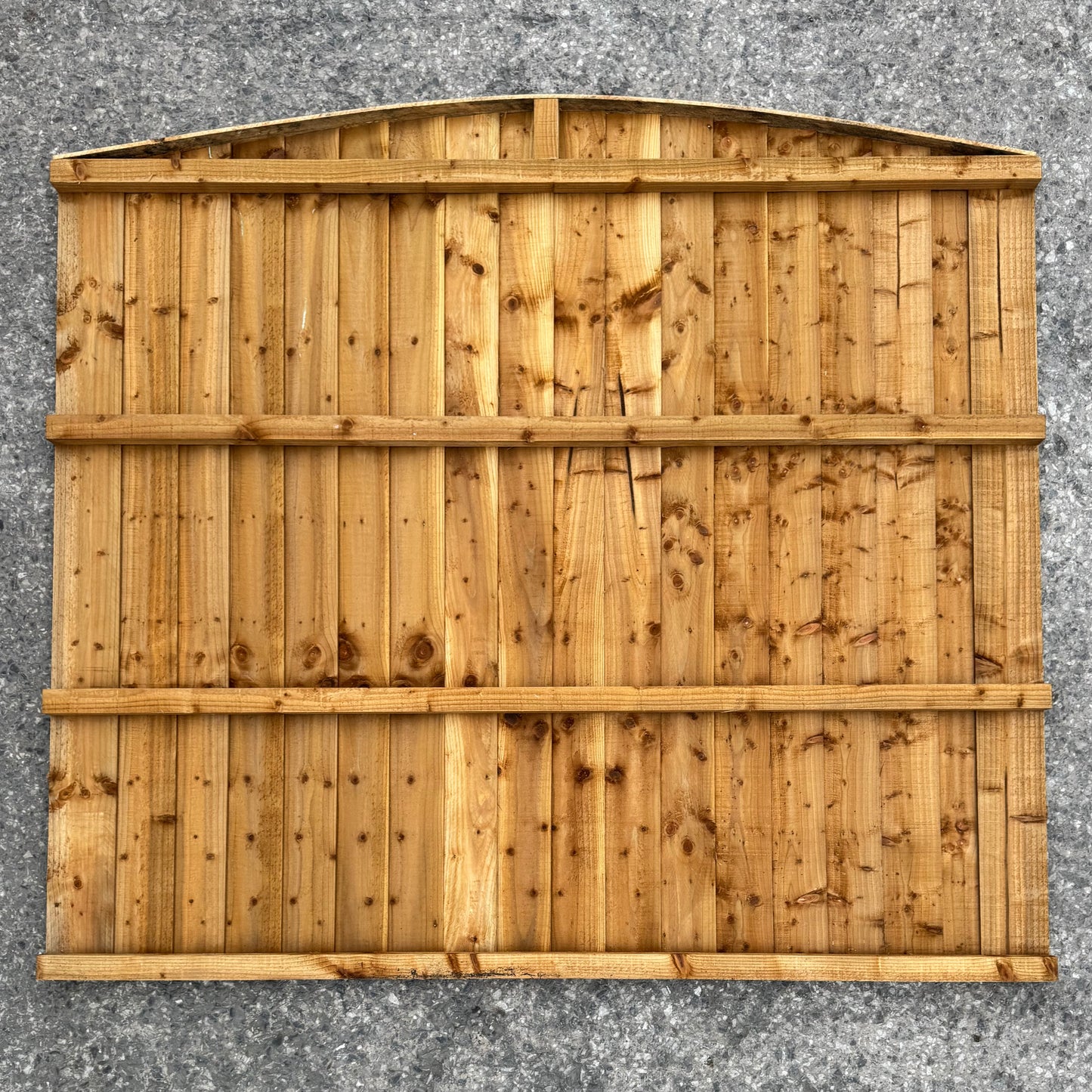 Featheredge Arched Fence Panel