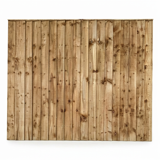 Featheredge Flat-Top Fence Panel