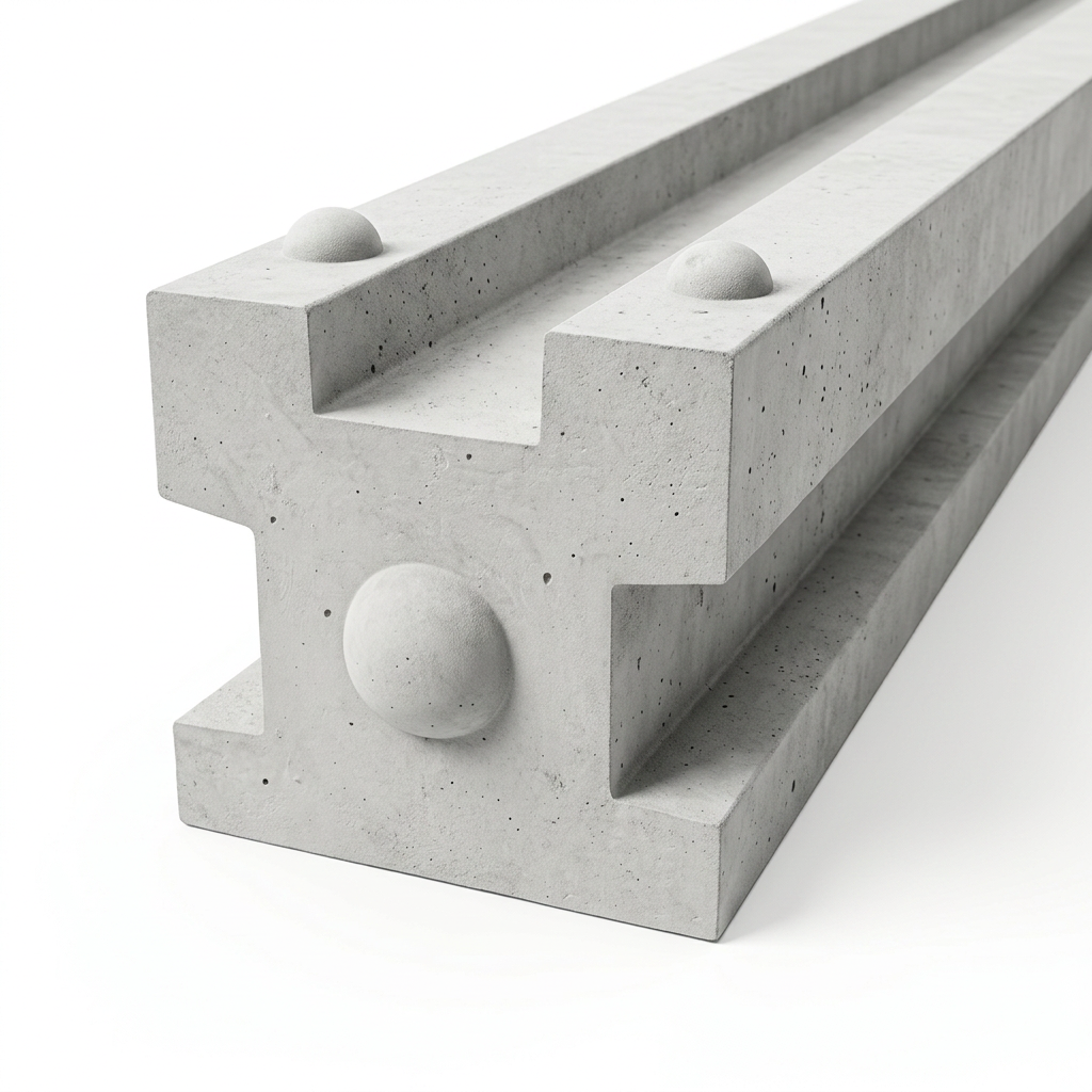 Concrete Three-Way Post