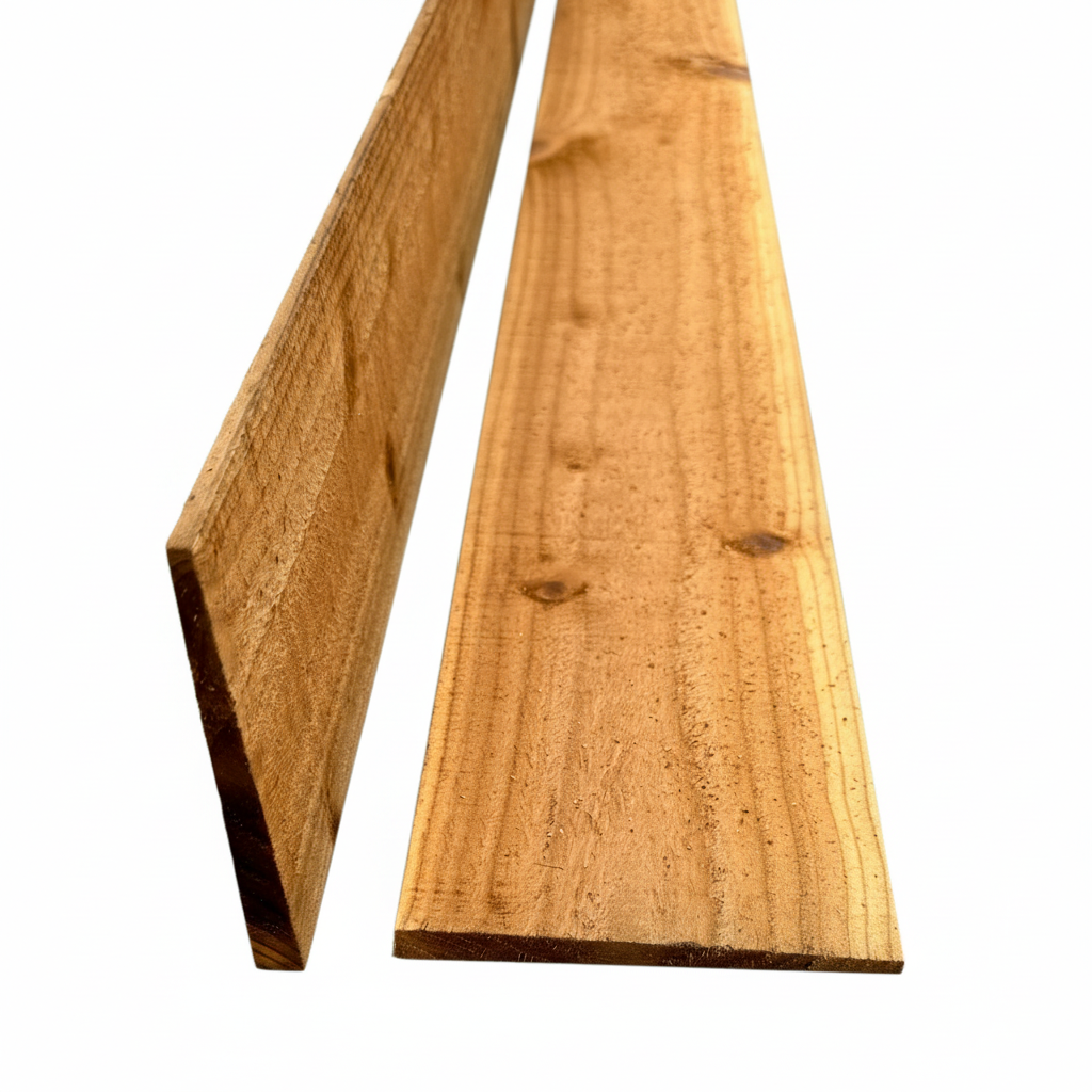 Feather Edge Timber - Brown